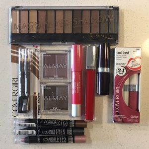 11 PIECE EYE, LIP & BROW MAKEUP LOT!